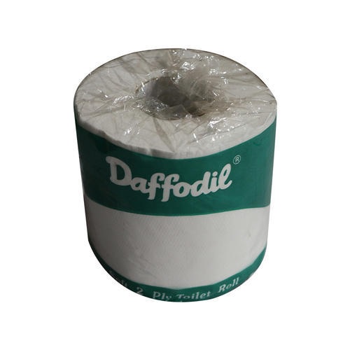 Daffodil TR-02 White Toilet Rolls, 10 x 10 cm, 2 Ply, 320 Pulls